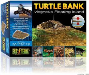 img 1 attached to 🐢 Enhance Your Turtle Terrarium with the Exo Terra Turtle Bank Magnetic Floating Island