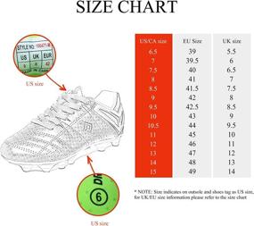 img 3 attached to ⚽ Enhance Your Game with DREAM PAIRS Men's Cleats Football Soccer Shoes