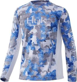 img 2 attached to 👕 HUK Standard Long Sleeve Protection Refraction Hunt Boys' Clothing: Active Wear for Optimal Performance