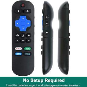 img 3 attached to 📱 Upgraded Replacement Remote for Hisense Roku TV, Universal Compatible with 50R7E 65R7E 43R6E 65R6E1 50R7050E 32H4030F 40H4030F 40H4030F1 32H4E1 58R6E TV 50R7F 55R7F, Replaces HU-RCRUS-20G Remote