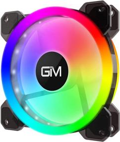 img 1 attached to 🌬️ GIM KB-23 RGB Case Fan 120mm Single Pack: Optimal Cooling Solution for Your PC Tower!