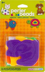 img 3 attached to Mini Animal Pegboards by Perler Beads - Set of 4 for Creative Crafting