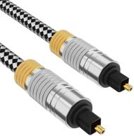 🔊 cablecreation optical audio cable 12ft - premium digital audio cable for enhanced home theater experience: supports sound bars, tvs, ps4, xbox, and more! logo