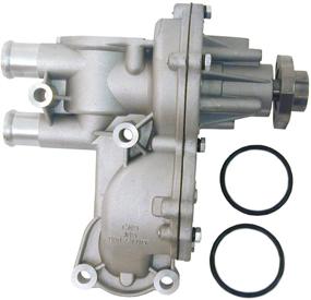 img 1 attached to URO Parts 037121010C Water Pump with Metal Impeller - No Thermostat &amp; Cover