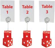 bunco place holders tables numbers logo