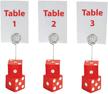 bunco place holders tables numbers logo