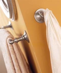 img 2 attached to 🛁 Moen DN6718BN Danbury 18-Inch Towel Bar - Sleek Brushed Nickel Design for Bathroom Décor