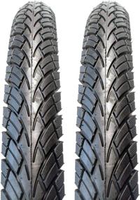 img 1 attached to 🚲 Zol Velocita BMX Wire Bicycle Tire Black 20x1.75C G5001