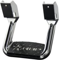 🚚 rbp chrome universal truck side hoop step - single piece with mounting brackets | compatible with chevy (chevrolet), ford, toyota, gmc, dodge ram, and jeep trucks логотип