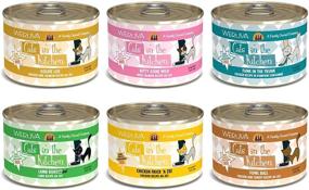 img 4 attached to 🐱 Weruva Cats in The Kitchen Grain-Free Wet Canned Cat Food - Variety Pack of 12, 6 Ounces Each - 6 Delicious Flavors