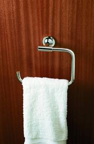 img 2 attached to KOHLER Purist Collection Polished Chrome Bathroom Towel Ring - K-14441-CP