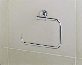 img 1 attached to KOHLER Purist Collection Polished Chrome Bathroom Towel Ring - K-14441-CP
