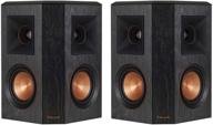 🔊 highly immersive surround sound experience: klipsch rp-402s reference premiere surround speakers (ebony) - pair logo