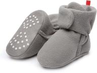 👟 booties newborn non slip slippers - stylish shoes for toddler boys logo