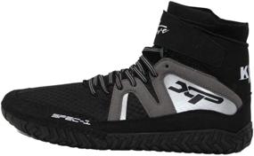 img 4 attached to Xtreme Pro Adult Wrestling Velcro Men's Shoes for Athletic