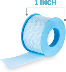 img 3 attached to 🩹 Nexcare First Aid Tape: Strong Hold and Pain-Free Removal, 1 Inch x 4 Yards, Pack of 3