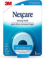 🩹 nexcare first aid tape: strong hold and pain-free removal, 1 inch x 4 yards, pack of 3 логотип