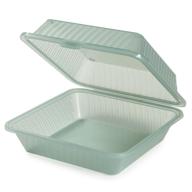 🌿 environmentally-friendly jade polypropylene takeout container with compartments логотип