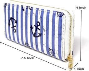 img 3 attached to 👛 Holographic Zippered Clutch Wallet - Women's Handbags and Wallets with Secure Closure