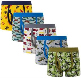 img 4 attached to 🩲 Cotton Fashion Boxer Briefs: The Perfect Boys' Clothing for Trendy Underwear