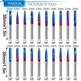 img 3 attached to 🔪 Enhance Your Carving Experience with Hakkin Coating Carbide Carving Grinding