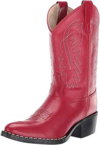 img 4 attached to Unisex Toddler Western 👢 Boot - Old West Cowboy Style