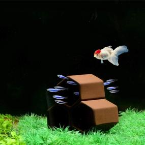 img 3 attached to 🏞️ Saim Aquarium Decor: Ceramic Hideaway Pipe Ornament - Perfect Shelter for Fish Rest, Hide, and Play