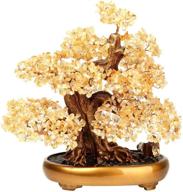 🌳 leafis natural tree of life (1,251 gemstone count) crystal tree - bonsai feng shui money tree with healing properties for luck and citrine логотип