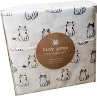 tiny paws orange themed sheets logo