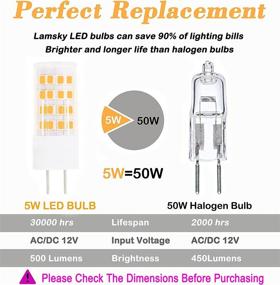 img 2 attached to Lamsky GY6 35 Non 💡 Dimmable Halogen Replacement: Optimal Lighting Solution