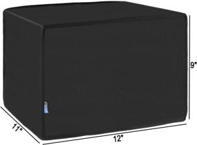 img 2 attached to 🔵 Bluecell Black Nylon Splash Proof Four Slice Toaster: Dust-proof Cover Appliance for Ultimate Protection