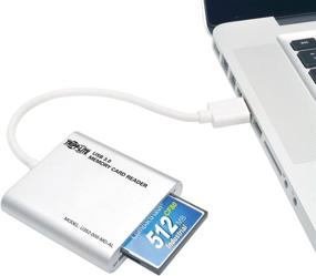img 3 attached to 📷 Tripp Lite U352-000-MD-AL SuperSpeed USB 3.0 Multi-Drive Memory Card Reader/Writer with 5Gbps Data Transfer, Aluminum Case - Multi Color