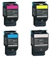 🖨️ speedy toner compatible toner cartridges: lexmark c540n cmyk - replacement (4 pack) logo