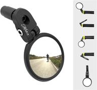 🚲 hafny bar end bike mirror: a secure stainless steel lens rearview mirror logo