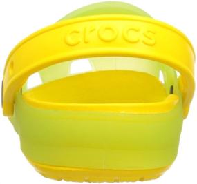 img 2 attached to 🦎 Crocs Kids' Chameleons Translucent Clog: Color-Changing Delight for Little Feet!