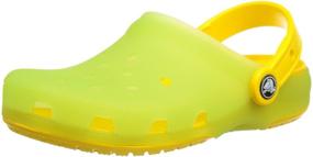 img 4 attached to 🦎 Crocs Kids' Chameleons Translucent Clog: Color-Changing Delight for Little Feet!