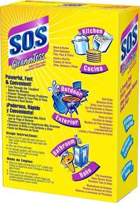 img 1 attached to 🧽 Efficient Cleaning Solution: S.O.S Clean n Toss Steel Wool Soap Pads, 15 Count (Pack of 6)