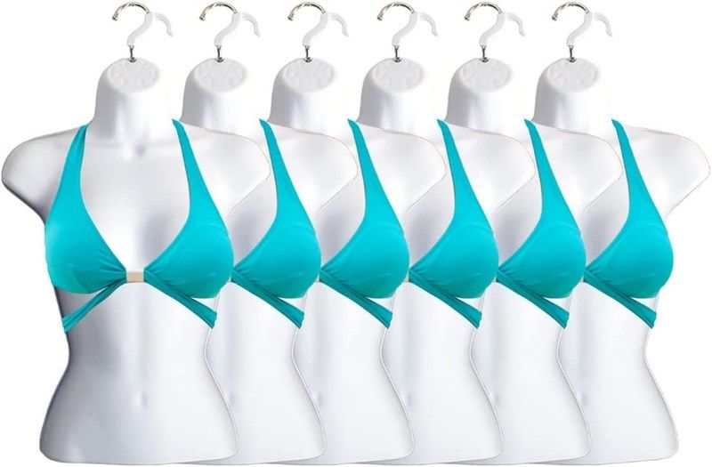 white female hollow mannequin hanging 로고