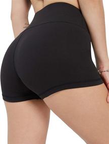 img 2 attached to CHRLEISURE Workout Booty Spandex Shorts: Comfortable High Waist Yoga Bike Shorts for Women