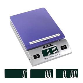 img 2 attached to 📦 Acteck 86LBx0.1OZ Digital Shipping and Postal Scale (A-DS86 Blue): Batteries & AC Adapter Included for Maximum Convenience