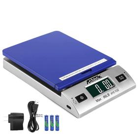 img 3 attached to 📦 Acteck 86LBx0.1OZ Digital Shipping and Postal Scale (A-DS86 Blue): Batteries & AC Adapter Included for Maximum Convenience