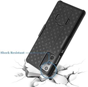 img 2 attached to Fingic Samsung Holster Kickstand Protective Cell Phones & Accessories