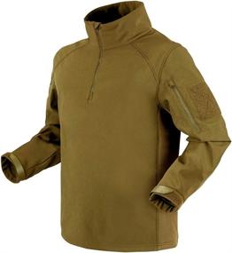 img 2 attached to 👕 High-Performance Condor Patrol 1/4 Zip Pullover Softshell: Ultimate Comfort and Versatility