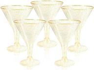 🍸 sparkly plastic martini glasses by liacere логотип