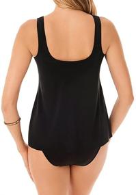 img 1 attached to Miraclesuit Swimwear Illusionist Underwire Midnight Women's Clothing for Swimsuits & Cover Ups