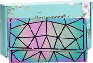 👜 stylish holographic geometric luminous crossybody hlm 3pcs set for women - handbags & wallets for totes logo