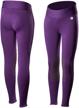 horze active knee patch winter tights logo