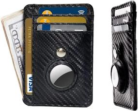 img 4 attached to Airtag Wallet Holster: Stylish and Versatile Minimalist Multifunctional Accessory