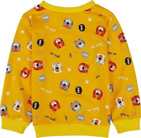 img 3 attached to 🍂 Autumn Warm Hoodies: Animal Appliques Boys and Girls Sweatshirts, Kids Long Sleeve Shirts