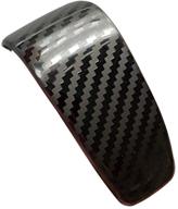 enhance your ford ranger's interior with ruihe carbon fiber gear shift knob decorator cover trim logo